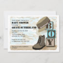 Search for military baby shower invitations Blue