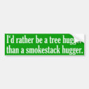Search for tree hugger bumperstickers Clean