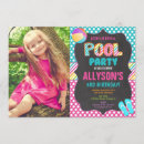Search for chalkboard pool party invitations Beach
