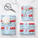 Search for firefighters wrapping paper Boy
