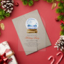 Search for snow seasonal invitations Illustration