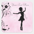 Search for ballerina silhouette stickers Girl