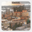 Search for hamburger stickers Germany