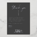 Search for black silver thank you cards Classic