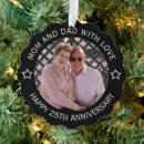 Search for 25th anniversary christmas tree decorations Black