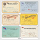 Search for authenticity stickers Vintage