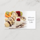 Search for dessert business cards Caterer