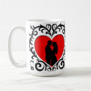 Search for couple silhouette mugs Romance