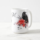 Search for raven mugs Watercolor
