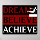 Search for dream believe achieve posters Fitness