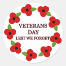 Search for remember veterans day stickers Remembrance