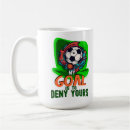 Search for soccer fan mugs Goalie