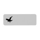 Search for bird silhouette return address labels Flying