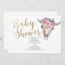 Search for boho cow skull invitations Country