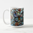 Search for vintage art mugs Butterfly