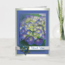 Search for blue hydrangea thank you cards Floral