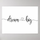Search for dream big posters Modern