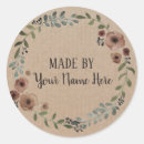 Search for round cookie stickers Rustic