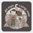 Search for cat pun stickers Halloween