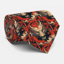 Search for chinese dragon ties Red