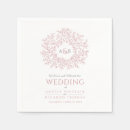 Search for blush pink wedding napkins Foliage