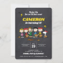 Search for charlie brown invitations Snoopy sports party