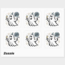 Search for ghost square stickers Trick or treat