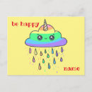 Search for unicorn party postcards Rainbow