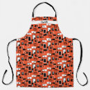 Search for orange black white aprons Cool