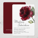 Search for deep red invitations Rose