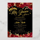 Search for mis quince anos invitations Red