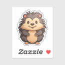 Search for cartoon hedgehog stickers Porcupine