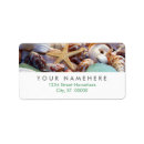 Search for star fish return address labels Tropical
