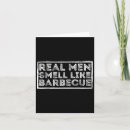 Search for real men cards Grilling