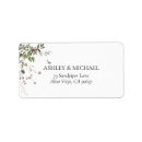 Search for winter berry return address labels Rustic