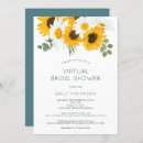 Search for virtual bridal shower invitations Floral