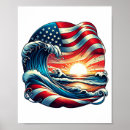 Search for flags waving posters Stars and stripes