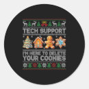 Search for delete stickers Christmas tech