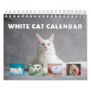 Search for white cat calendars Animals
