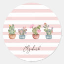 Search for cute cactus stickers Pink