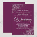 Search for purple wedding invitations Traditional