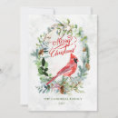 Search for bird christmas invitations Wreath