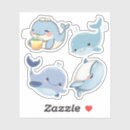Search for cute creatures stickers Whale