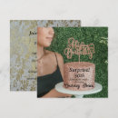 Search for 50th birthday save the dates Gold