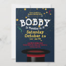 Search for hat party invitations Magician