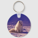Search for arctic fox key rings Snow