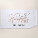 Search for honeymoon beach towels Newlyweds