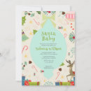 Search for santa baby shower invitations Modern