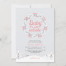 Search for christmas baby girl shower invitations Winter wonderland