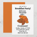Search for croissant invitations Bakery
